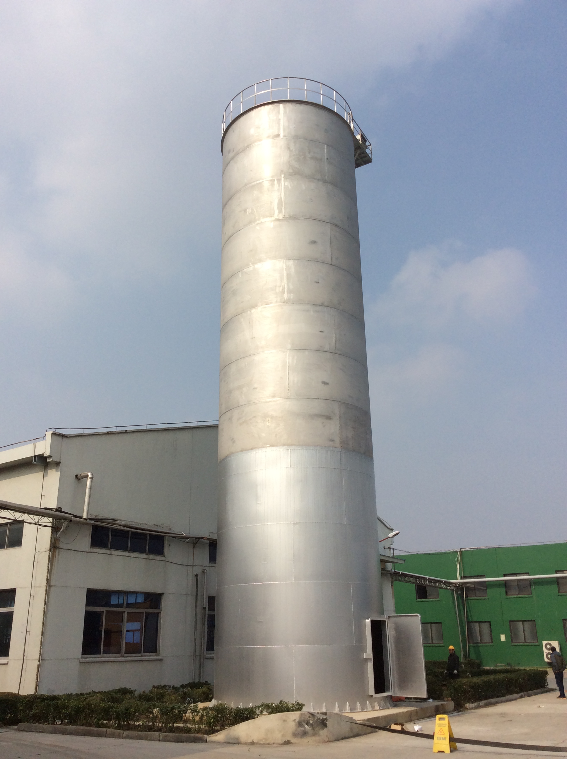 工程案例 粉粒體150噸儲料桶